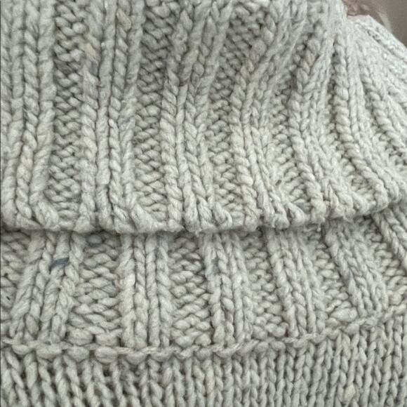 $598 MARISSA WEBB Weston turtleneck sweater alpaca & lace longer length S - Picture 9 of 16